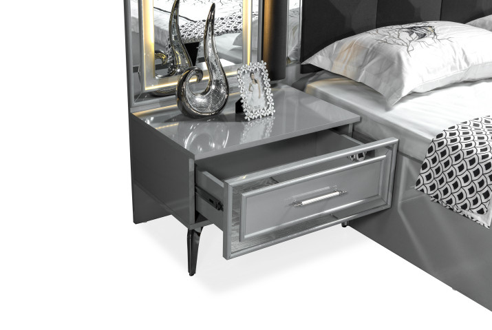 Yıldız Silver Bedroom Set