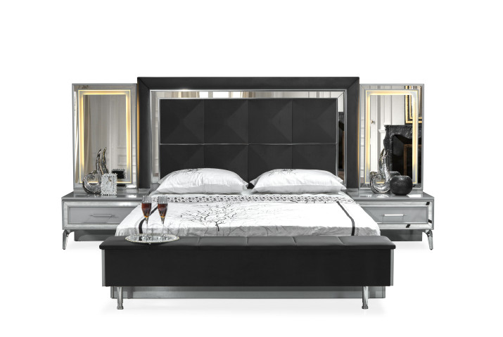 Yıldız Silver Bedroom Set