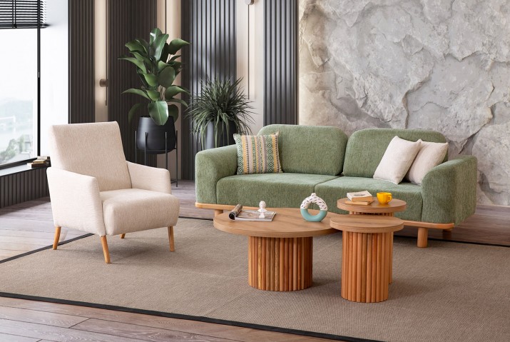 Carmen Bohem Sofa Set YuppiHome